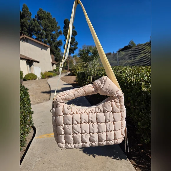 Sol and Selene Radiance Quilted Puffer Nylon Crossbody Bag - Picture 6 of 7